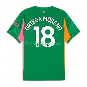 Fotballdrakt Manchester City ORTEGA MORENO 18 Keeper Hjemmetrøye 2025-2026 Kortermet